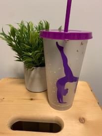 Verre avec paille